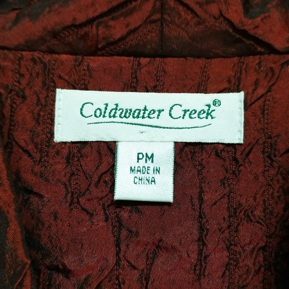 Coldwater Creek Wine/Red Blazer - Picture 6 of 8